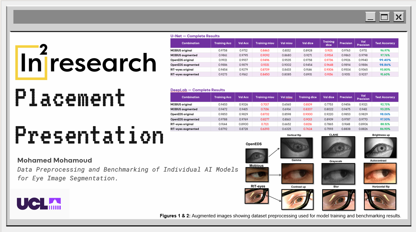 Presentation page + Results