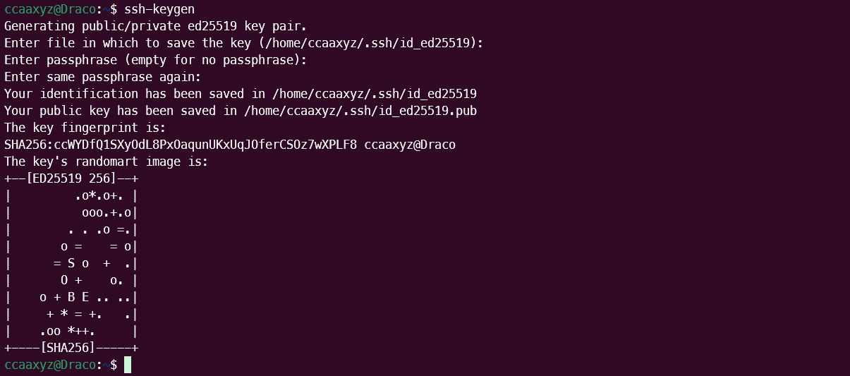 SSH keygen