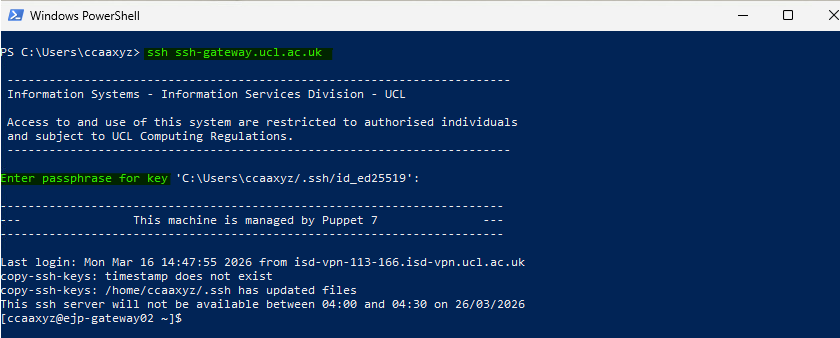 Testing SSH login in PowerShell